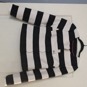 Navy Black and white Dress Jacket